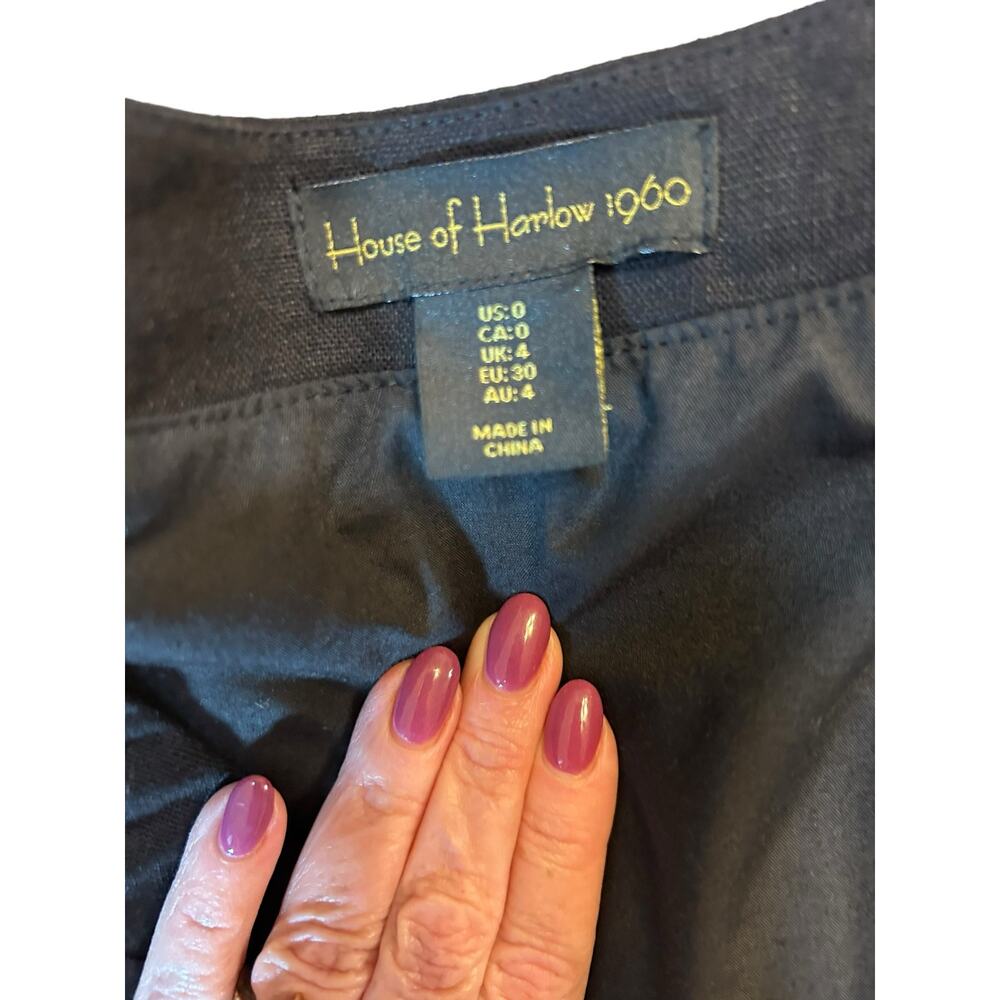 House of Harlow 1960 Corset Skater Dress - Size 0 - Picture 7 of 11